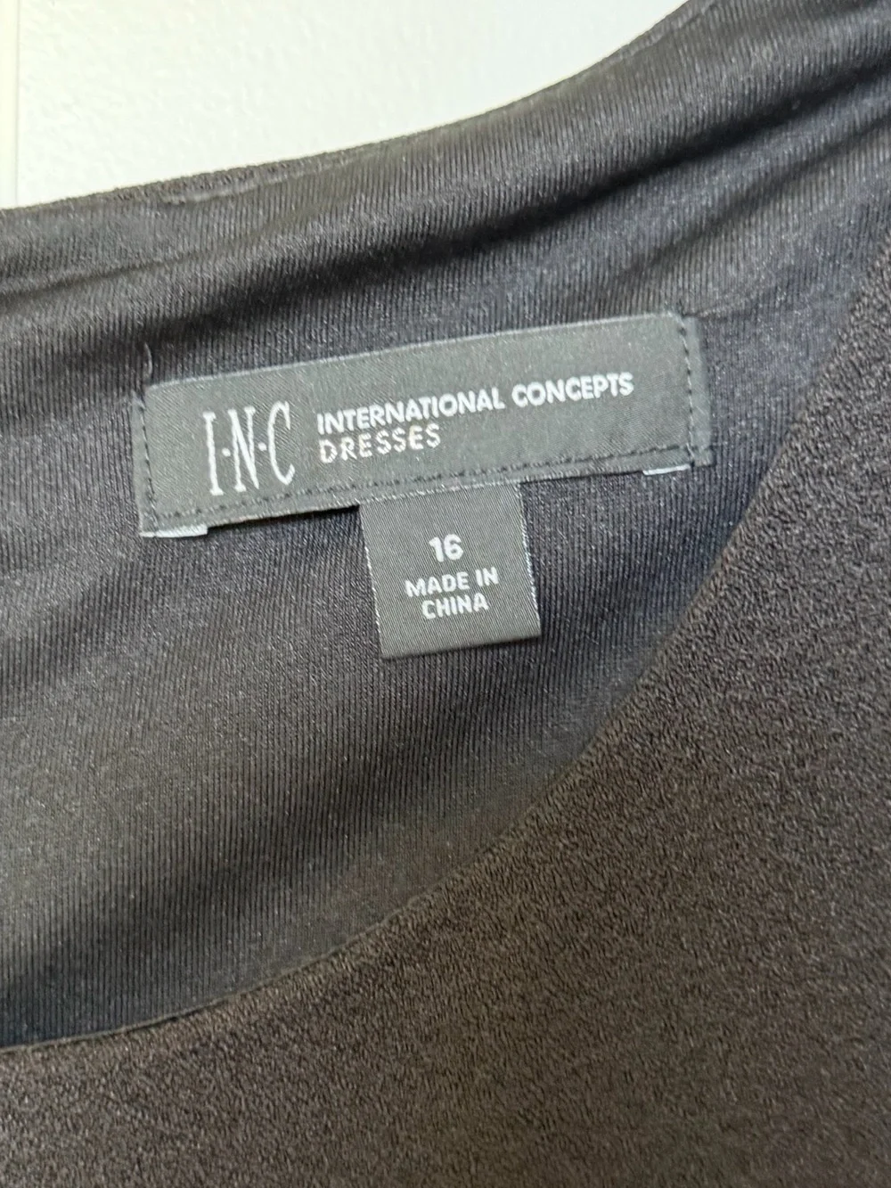 INC International Concepts Black Jumpsuit